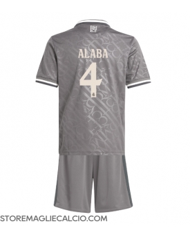 Real Madrid David Alaba #4 Maglia Gara Terza Repliche 2024-25 Bambino